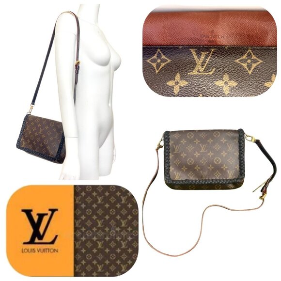 Authentic Louis Vuitton Tango Monogram custom braided Crossbody bag - Picture 1 of 14